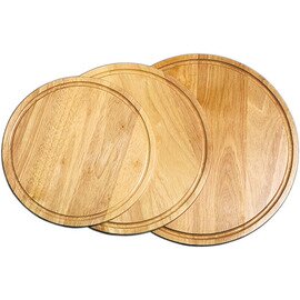 pizza plate wood with juice rim  Ø 360 mm  H 10 mm product photo