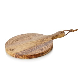 serving board PURE OLIVE with handle olive wood Ø 250 mm H 20 mm product photo