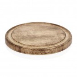 wooden plate with juice rim  Ø 250 mm  H 15 mm product photo