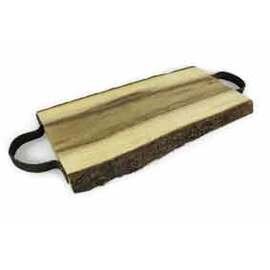serving board wood leather handles  L 460 mm with handles  B 200 mm  H 23 mm product photo