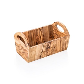 basket PURE OLIVE | olive wood | 280 mm x 150 mm H 165 mm product photo