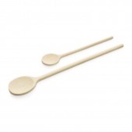 cooking spoon wood round  L 240 mm product photo