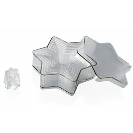 set of cookie cutters 7 pieces in a box  • star  • 6-pointed  | plastic Ø 120 mm  H 70 mm product photo