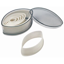 set of cookie cutters 7 pieces in a box  • ellipse  | plastic Ø 110 mm 20 - 110 mm  H 70 mm product photo