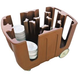 dish trolley brown dish Ø variable number of crockery stacks 4 product photo