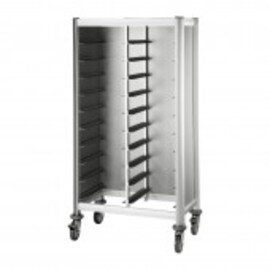 tray trolley with sidewalls | 455 x 355 mm H 1650 mm product photo