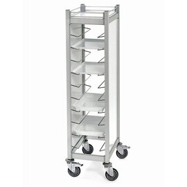 tray trolley white with sidewalls  | 530 x 325 mm  H 1680 mm product photo  S