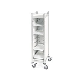 tray trolley black with sidewalls  | 530 x 325 mm  H 1680 mm product photo  S