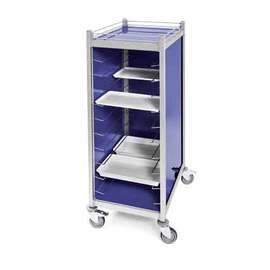 tray trolley blue with sidewalls  | 530 x 325 mm  H 1680 mm product photo  S