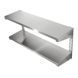 wall rack 2 shelves | 2 wall runners 2 shelves  L 1000 mm  B 350 mm product photo