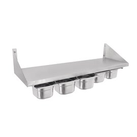 wall rack 1 shelf suitable for 4 x GN 1/6  L 800 mm  B 300 mm product photo