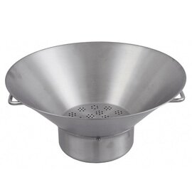 French fry colander stainless steel | perforated bottom | Ø 400 mm  H 200 mm product photo