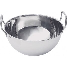 whipping bowl with handles 2 ltr stainless steel premium quality  Ø 200 mm  H 100 mm product photo