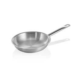 pan stainless steel Ø 200 mm | base Ø 140 mm | suitable for induction | long handle product photo