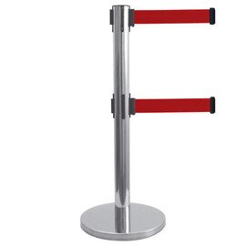ECO, (1 stand), with double integrated tension belt, 4 directions, H 88 cm, footØ 35 cm, weight: 7,8 kg, belt color: red, belt length: 200 cm product photo