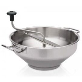Passier, CNS, with hand crank, two exchangeable sieve inserts and side handles, Ø 34 cm product photo