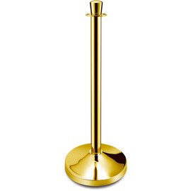 barrier post ZYLINDER stainless steel golden coloured  Ø 320 mm  H 0.95 m product photo