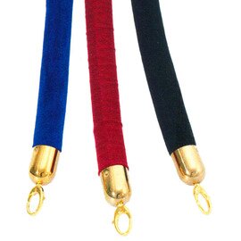 connecting rope  | webbing colour bordeaux  | golden coloured  Ø 32 mm  L 4 m product photo