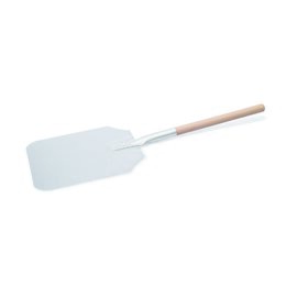 pizza peel aluminium | wooden handle 355 x 305 mm  L 1320 mm product photo