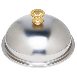 dinner cloche stainless steel  H 115 mm Ø 275 mm | brass handle product photo