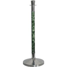 Demarcation stand, (1 stand), stainless steel / marble green, design: cylinder product photo