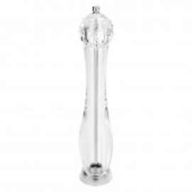 pepper mill acrylic transparent • grinder made of stainless steel  H 300 mm product photo