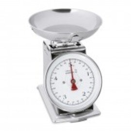 scales with pan Ø 205 mm analog weighing range 5 kg subdivision 20 g product photo