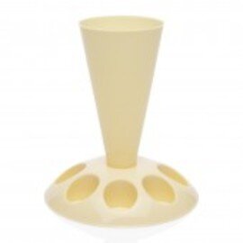 pastry bag stand suitable for 8 large nozzles cream coloured  H 220 mm product photo