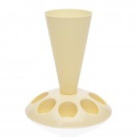 pastry bag stand suitable for 8 large nozzles cream coloured  H 220 mm product photo