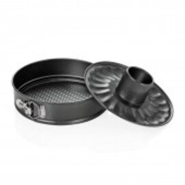 springform pan with inner wreath mould black non-stick coated Ø 250 mm  H 75 mm product photo