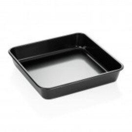 baking mould black 230 mm  x 230 mm  H 35 mm product photo