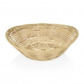 table basket bamboo oval 230 mm  x 175 mm  H 50 mm product photo