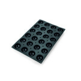 baking mould  • half-sphere | 24-cavity | mould size Ø 70 x 35 mm  L 590 mm  B 385 mm product photo