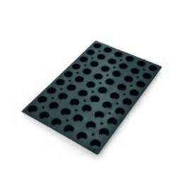 baking mould  • round | 54-cavity | mould size Ø 40 x 20 mm  L 590 mm  B 385 mm product photo
