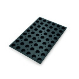 baking mould  • round | 54-cavity | mould size Ø 40 x 20 mm  L 590 mm  B 385 mm product photo