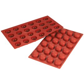 baking mould  • round | 24-cavity | mould size Ø 34 x 16 mm  L 300 mm  B 175 mm product photo