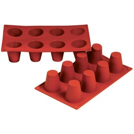 baking mould  • round | 15-cavity | mould size Ø 45 x 10 mm  L 300 mm  B 175 mm product photo