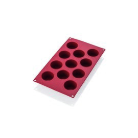 baking mould  • round  • muffin | 11-cavity | mould size Ø 51 x 28 mm  L 300 mm  B 175 mm product photo