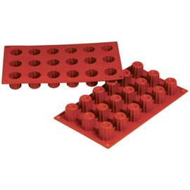 baking mould  • cannelés | 18-cavity | mould size Ø 35 x 35 mm  L 300 mm  B 175 mm product photo