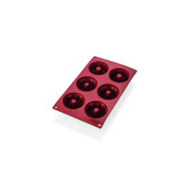 baking mould  • round | 18-cavity | mould size Ø 42 x 21 mm  L 300 mm  B 175 mm product photo