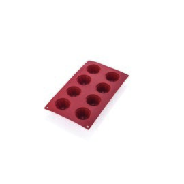 baking mould  • round | 8-cavity | mould size Ø 57 x 57 mm  L 300 mm  B 175 mm product photo