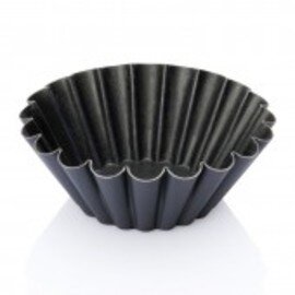 brioche mould black non-stick coated Ø 80 mm  H 30 mm product photo