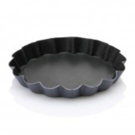 Clearance | tartelette mould black corrugated non-stick coated Ø 80 mm  H 12 mm product photo