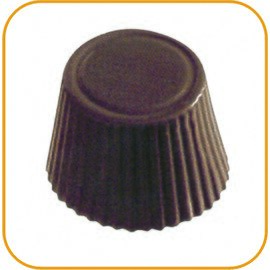 chocolate mould  • round  • ice cream candy | 21-cavity | mould size 24 x 16 x H 16 mm  L 275 mm  B 135 mm product photo