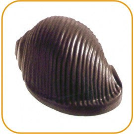 chocolate mould  • snail | 18-cavity | mould size 42 x 32 x H 19 mm  L 275 mm  B 135 mm product photo