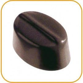 chocolate mould  • oval | 24-cavity | mould size 32 x 21 x H 14 mm  L 275 mm  B 135 mm product photo