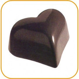 chocolate mould  • heart | 21-cavity | mould size 28 x 24 x H 15 mm  L 275 mm  B 135 mm product photo