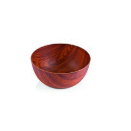 bowl POLYSTYROL WOOD serving dishes 3900 ml polystyrol wood look Ø 240 mm  H 105 mm product photo