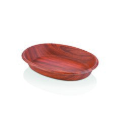 bowl POLYSTYROL WOOD serving dishes 1400 ml polystyrol wood look 295 mm  x 175 mm  H 50 mm product photo