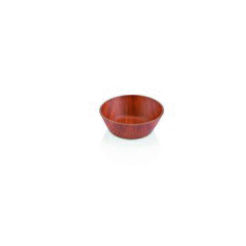 bowl POLYSTYROL WOOD serving dishes 190 ml polystyrol wood look Ø 100 mm  H 35 mm product photo